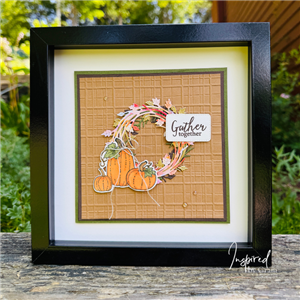Fall Harvest Home Decor 8" x 8"