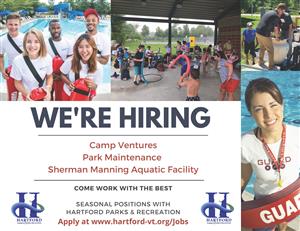 Hartford Parks & Recreation Employment Opportunities