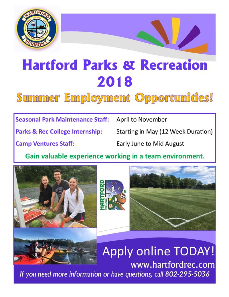 Hartford Parks & Recreation Department Online Registration by MyRec